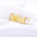 Custom Stainless Steel Name Shoe Buckle - Personalized Jewelry
