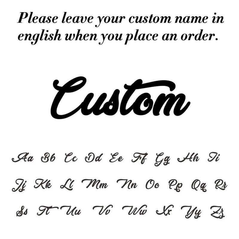 Stainless Steel Personalized Nameplate Necklace For Women Man