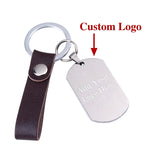 Personalized Stainless Steel Dogtag Key Chain Necklace
