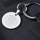 Personalized Stainless Steel Dogtag Key Chain Necklace