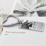 Engravable Stainless Steel Photo KeyChain