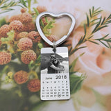 Engravable Stainless Steel Photo KeyChain