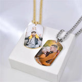 Custom Stainless Steel Photo Necklace