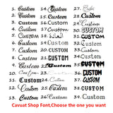 Rainbow Name Necklace Personalised Colorful Bead Letter Stainless Steel