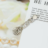 Personalized Stainless Steel Name Brooch Letter Heart Pendant Jewelry
