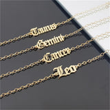 Stainless Steel Personalized Name Necklace Letter Pendant Silver Jewelry