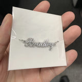 Customized Stainless Steel Name Choker