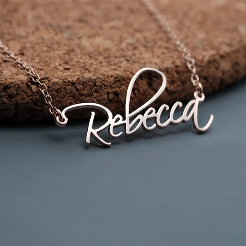 Customized Stainless Steel Name Choker