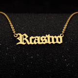 Customized Stainless Steel Name Choker