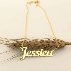 Customized Stainless Steel Name Choker