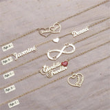 Personalized Steel Heart Choker Necklace for Women