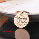 Stainless Steel Newborn Birth Time Surprise Present