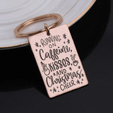 Stainless Steel Xmas Creative Keychain Surprise
