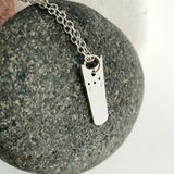 Cat Pendant Necklace Stainless Steel Clavicle Chain Women Jewelry
