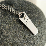 Cat Pendant Necklace Stainless Steel Clavicle Chain Women Jewelry