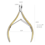 Stainless Steel Cuticle Nipper for Manicure Nail Care Dead Skin Tools