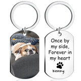 Custom Photo Keychain - Stainless Steel