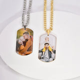 Personalized Stainless Steel Photo Keychain