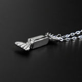 Stainless Steel Charm Pendant Necklace Golden Candy Packaging Food Gift