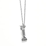 Stainless Steel Charm Pendant Necklace Golden Candy Packaging Food Gift