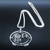 Stainless Steel Demon Seal Chain Necklace for Men/Women