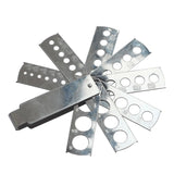 Stainless Steel Gem Fan Gauge Stone Measuring Tool