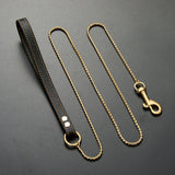 Stainless Steel Dog Collar Traction Rope for Strong Traction
