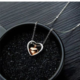 Heart Cremation Urn Necklace Keepsake Jewelry - 4 Colors