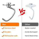Stainless Steel Dough Attachment for Stand Mixer, Bread Hooks