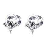 Stainless Steel Ear Piercing Plugs Tunnels 6-25mm