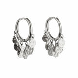 Women's Stainless Steel Hoop Earrings Star Drop Circle Jewelry