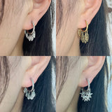 Geometric Hoop Earrings For Women Stainless Steel