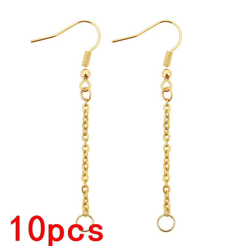 Stainless Steel Earring Hooks Silicone Mold DIY Resin Jewelry Tools