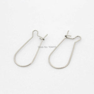 Stainless Steel Earrings Bases Wire Hook Earwires Findings 200 pieces/lot