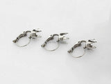 Stainless Steel Earrings Settings 6 Prongs Pins