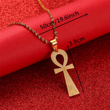 Egyptian Ankh Cross Eye Necklace Pendant Jewelry
