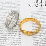 Stainless Steel Elastic Snake Bracelet Men's Women Fine Jewelry
