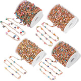 Colorful Daisy Butterfly Heart Charm Chain for Jewelry DIY