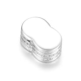 Stainless Steel End Beads 5mm Double Hole Mirror Polish for Jewelry Making