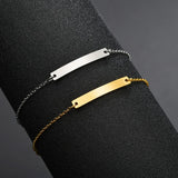 Engrave Name Baby Bracelet Personalized Date Child Bracelet