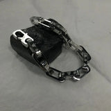 Stainless Steel Engraving Link Chain Bracelet Men Women Friendship Gift