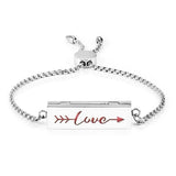 Stainless Steel Aromatherapy Bracelet with 5 Pads