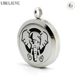 Stainless Steel Aromatherapy Diffuser Necklace Pendant
