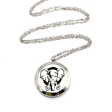 Stainless Steel Aromatherapy Diffuser Necklace Pendant