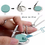 Stainless Steel Aromatherapy Diffuser Necklace Pendant