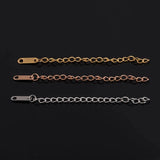 Stainless Steel Extender Chain With Rectangle Charm DIY Extension Chain