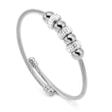 Hypoallergenic Spiral Adjustable Wire Rope Bangle