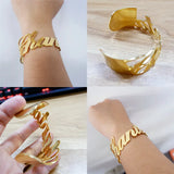 Personalized Stainless Steel Cuff Bracelet Bangle