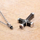 Stainless Steel Cremation Jewelry Urn Necklace for Ashes