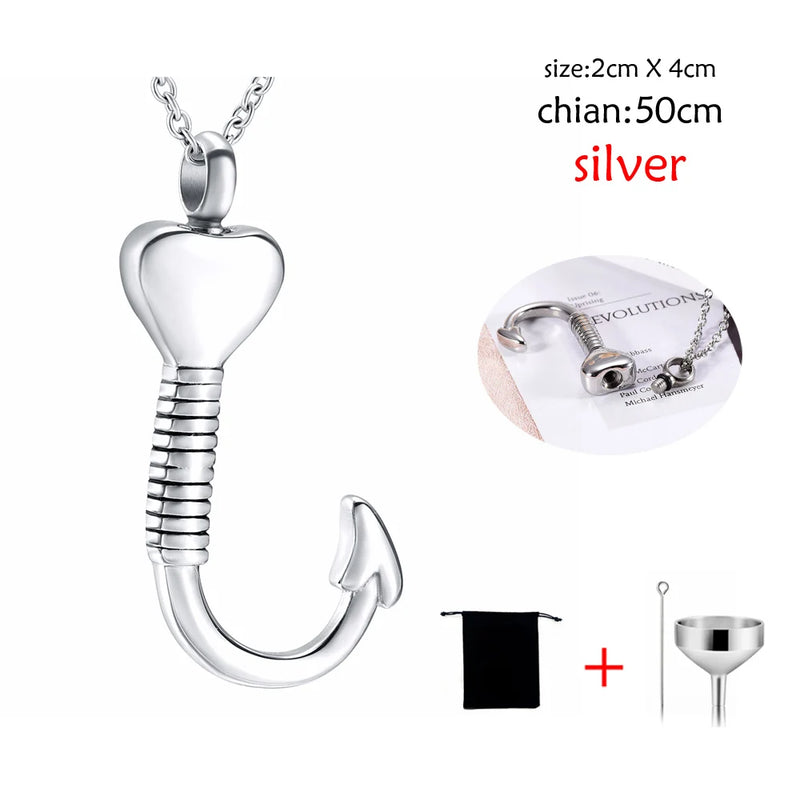 Stainless Steel Cremation Jewelry Urn Necklace for Ashes